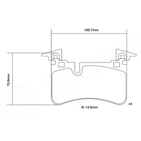 Brake Pads Brembo 07.B315.80 SPORT HP2