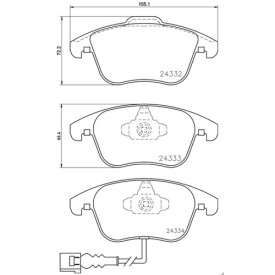 Pastiglie Freno Brembo 07.D435.04 SPORT HP2