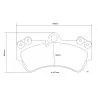 Bremsbeläge Brembo 07.D435.41 SPORT HP2