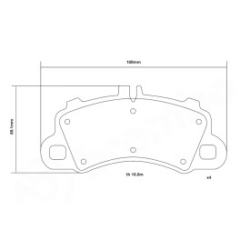 Bremsbeläge Brembo 07.D435.63 SPORT HP2