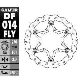 Dischi Freno Galfer DF014FLY