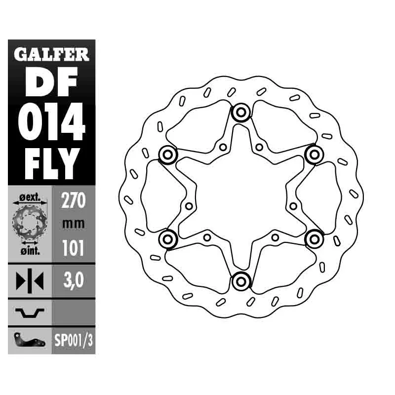 Discos de Freno Galfer DF014FLY Discos de Freno Galfer DF014FLY