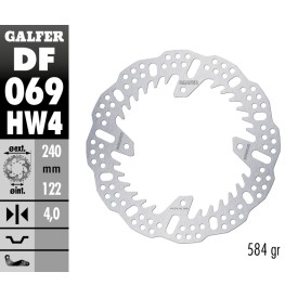 Disques de Frein Sport Galfer DF069HW4