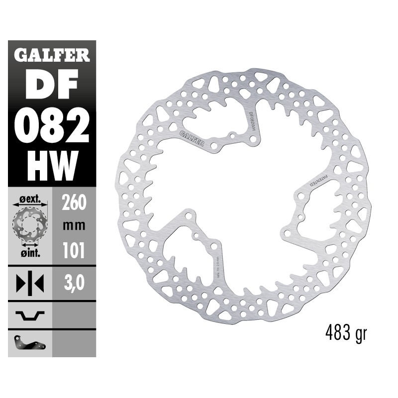 Dischi Freno Galfer DF082HW Dischi Freno Galfer DF082HW