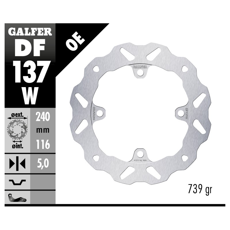 Dischi Freno Galfer DF137W Dischi Freno Galfer DF137W