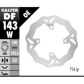 Disques de Frein Sport Galfer DF143W