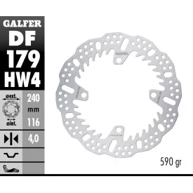 Disques de Frein Sport Galfer DF179HW4