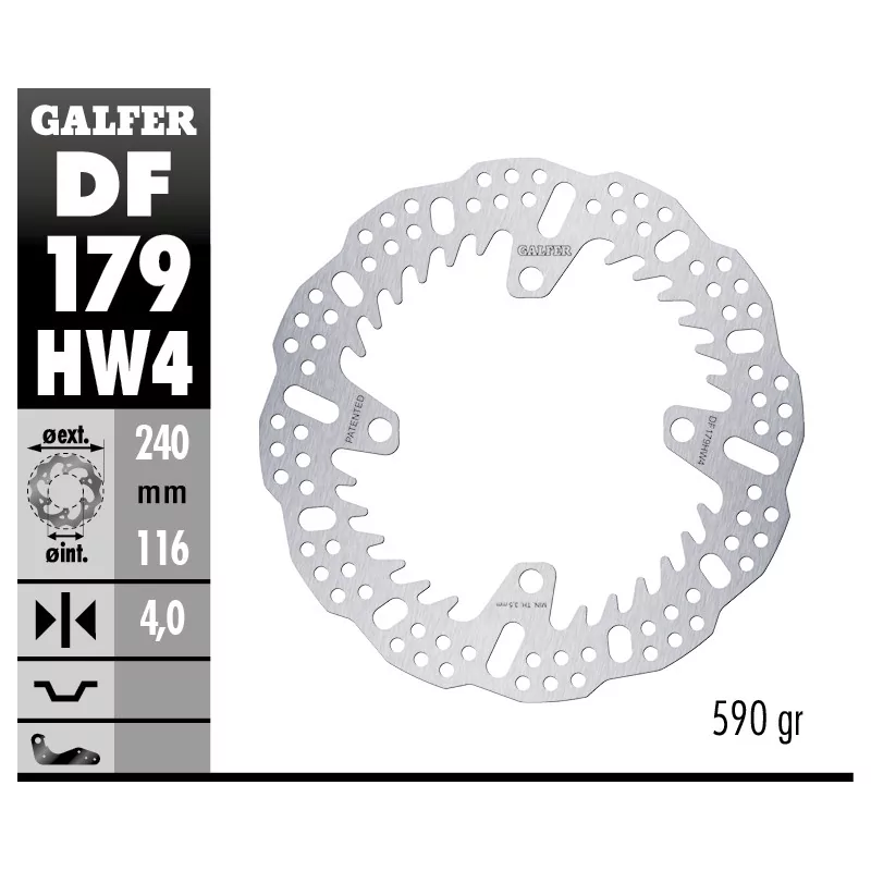 Dischi Freno Galfer DF179HW4 Dischi Freno Galfer DF179HW4