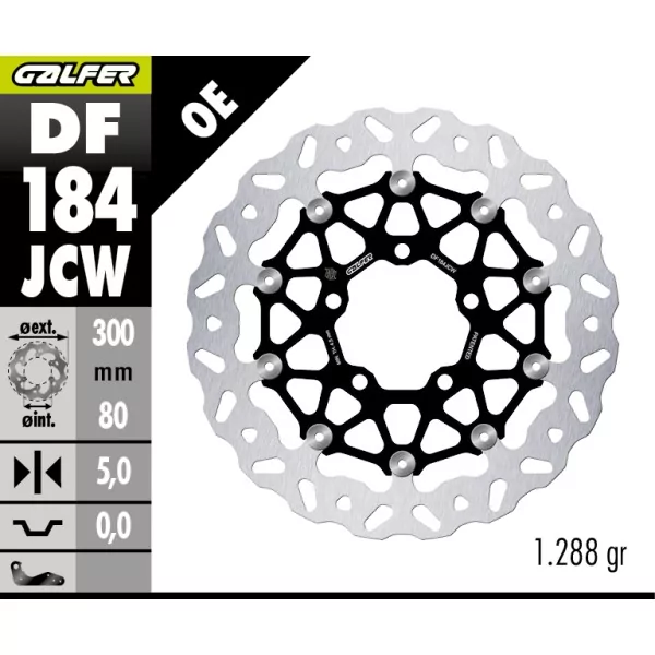 Dischi Freno Galfer DF184JCW