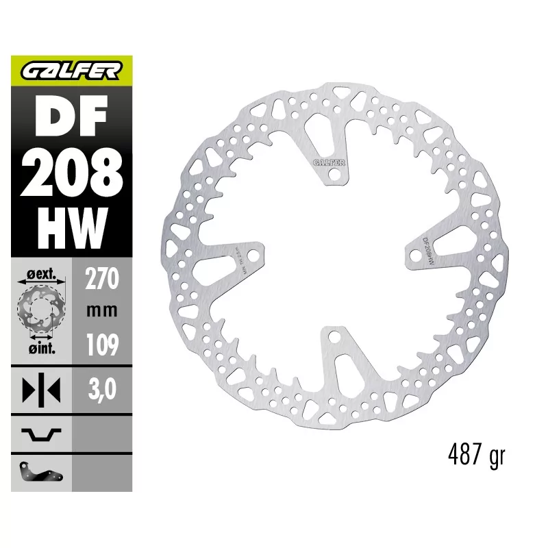 Disques de Frein Sport Galfer DF208HW Disques de Frein Sport Galfer DF208HW