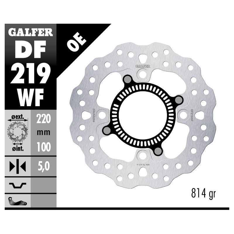 Sport Bremsscheiben Galfer DF219WF Sport Bremsscheiben Galfer DF219WF