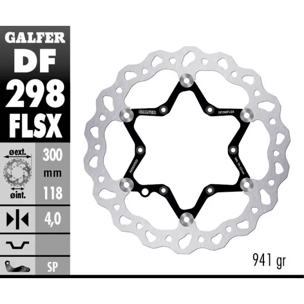 Dischi Freno Galfer DF298FLSX