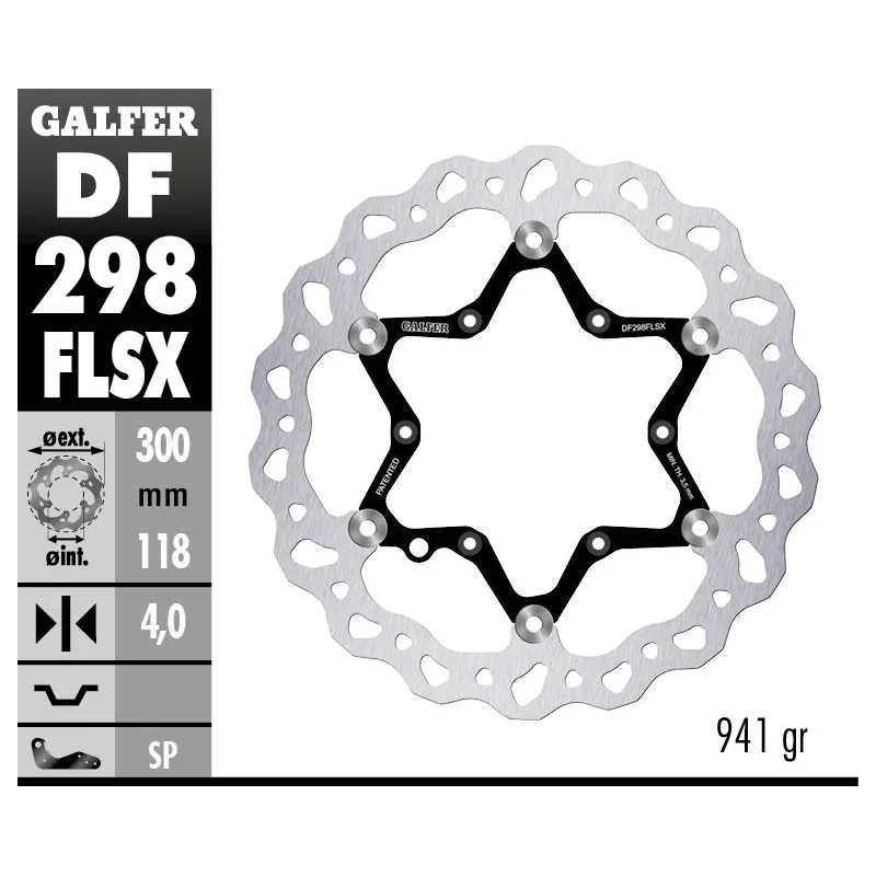 Discos de Freno Galfer DF298FLSX Discos de Freno Galfer DF298FLSX