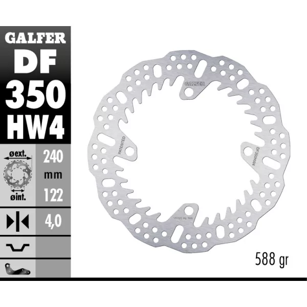 Brake Discs Galfer DF350HW4