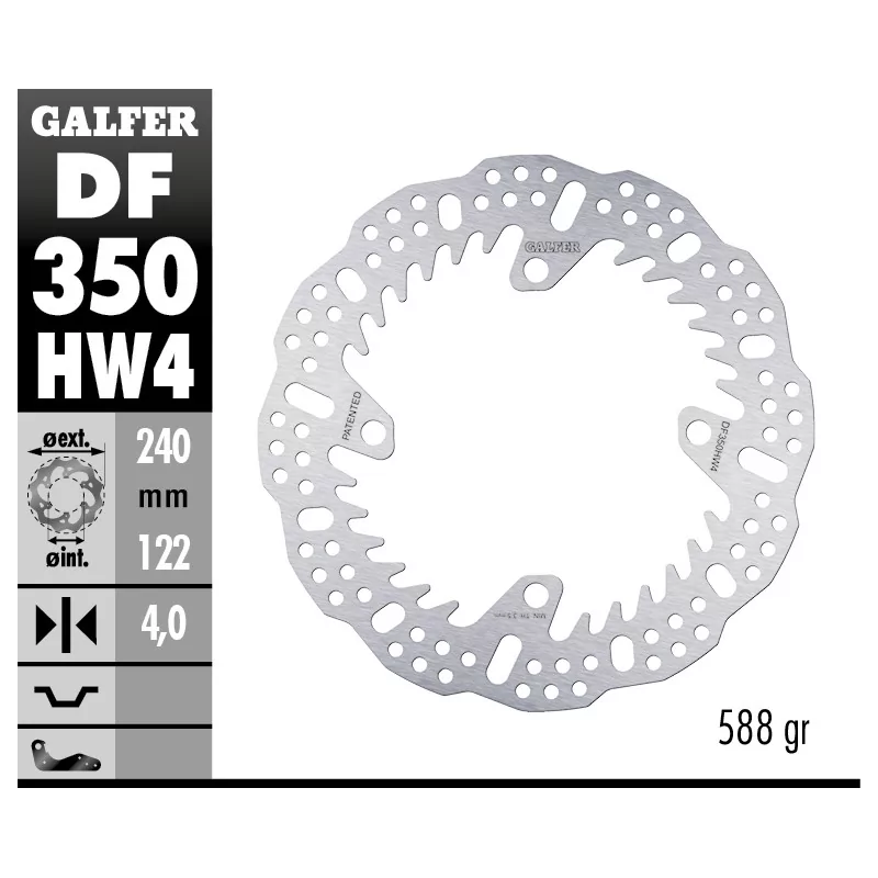 Brake Discs Galfer DF350HW4 Brake Discs Galfer DF350HW4