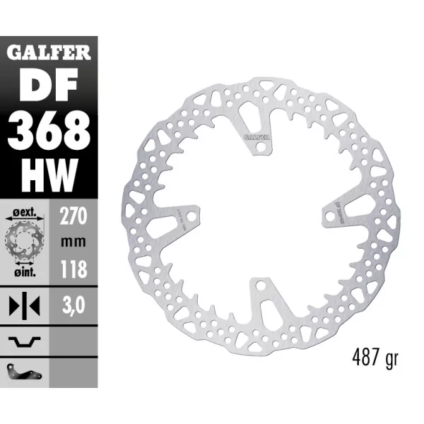 Brake Discs Galfer DF368HW