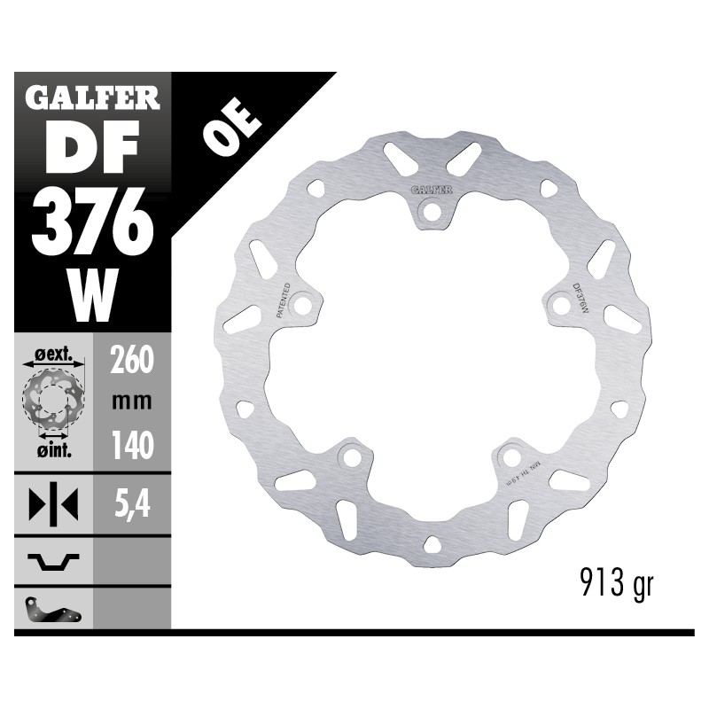 Dischi Freno Galfer DF376W Dischi Freno Galfer DF376W