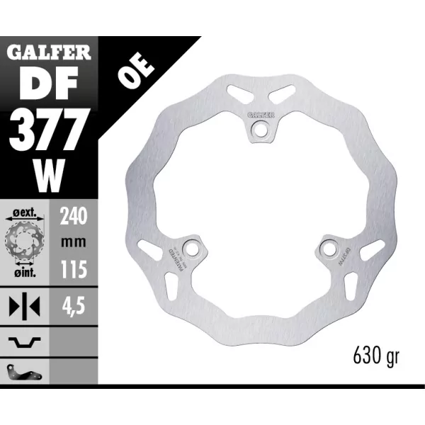 Dischi Freno Galfer DF377W