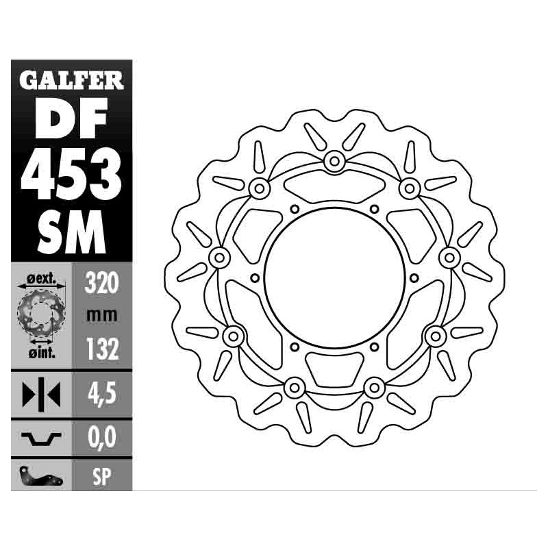 Dischi Freno Galfer DF453SM Dischi Freno Galfer DF453SM