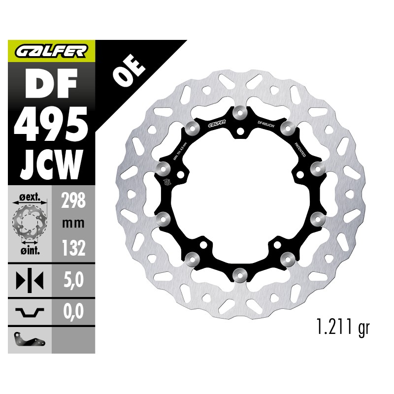 Disques de Frein Sport Galfer DF495JCW Disques de Frein Sport Galfer DF495JCW