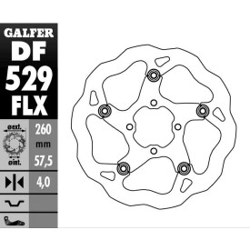 Dischi Freno Galfer DF529FLX