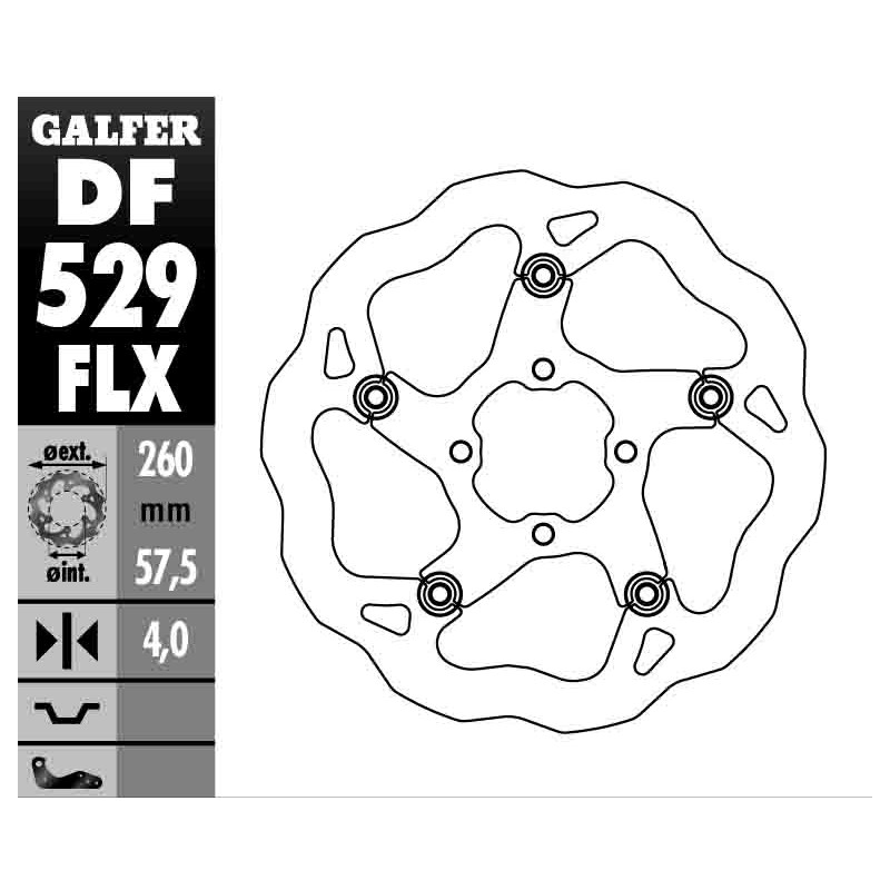 Dischi Freno Galfer DF529FLX Dischi Freno Galfer DF529FLX