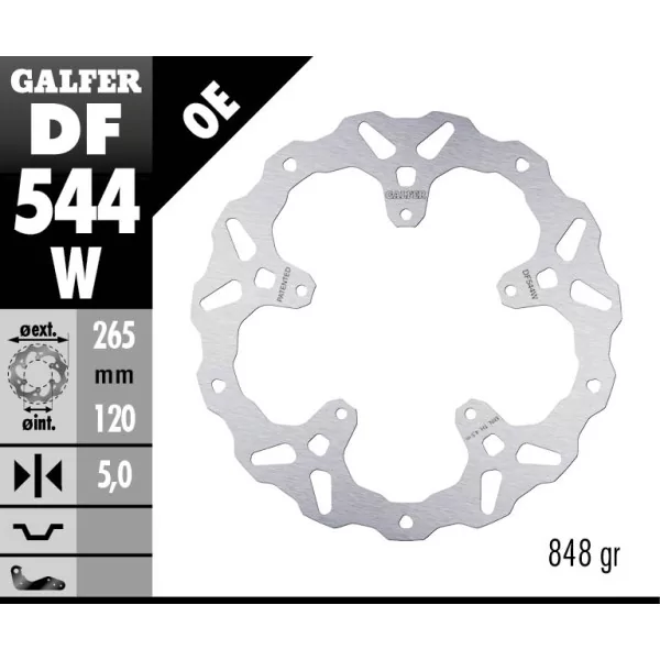 Disques de Frein Sport Galfer DF544W