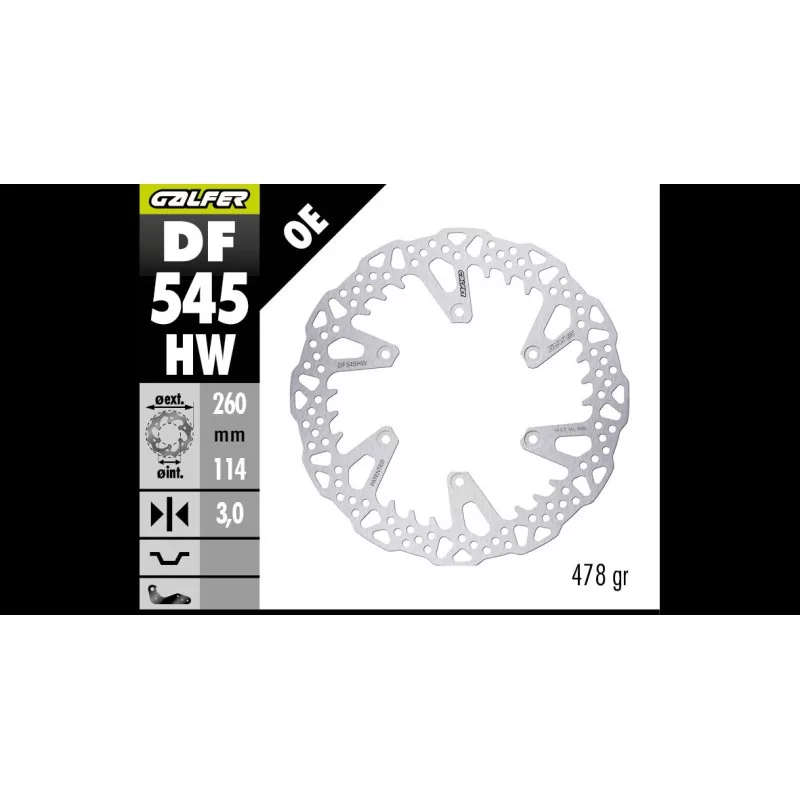Brake Discs Galfer DF545HW Brake Discs Galfer DF545HW