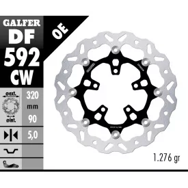 Sport Bremsscheiben Galfer DF592CW