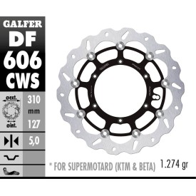 Disques de Frein Sport Galfer DF606CWS