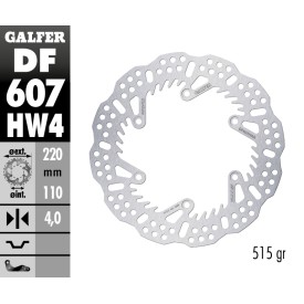 Sport Bremsscheiben Galfer DF607HW4