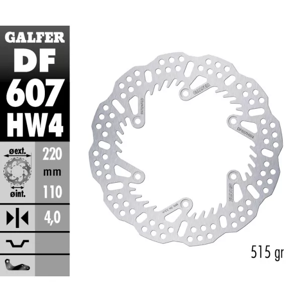 Brake Discs Galfer DF607HW4
