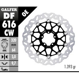 Disques de Frein Sport Galfer DF616CW