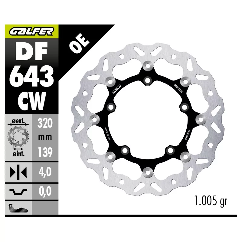 Brake Discs Galfer DF643CW