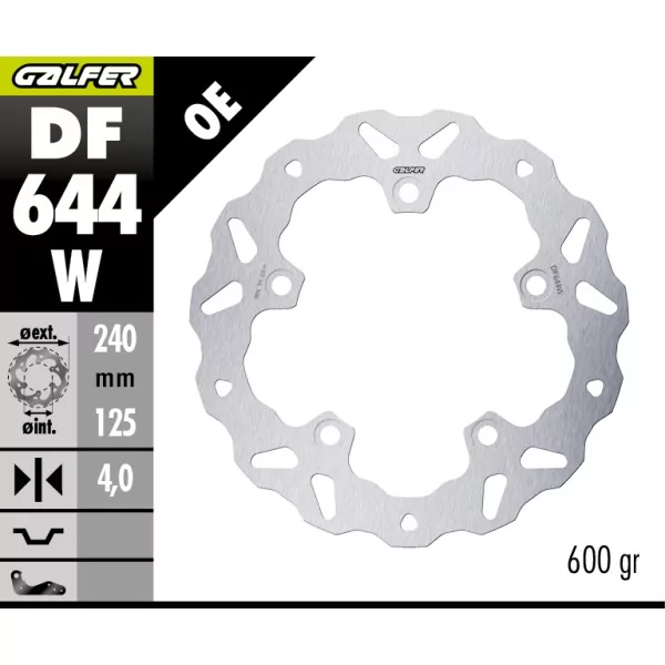 Brake Discs Galfer DF644W
