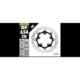 Disques de Frein Sport Galfer DF654CW