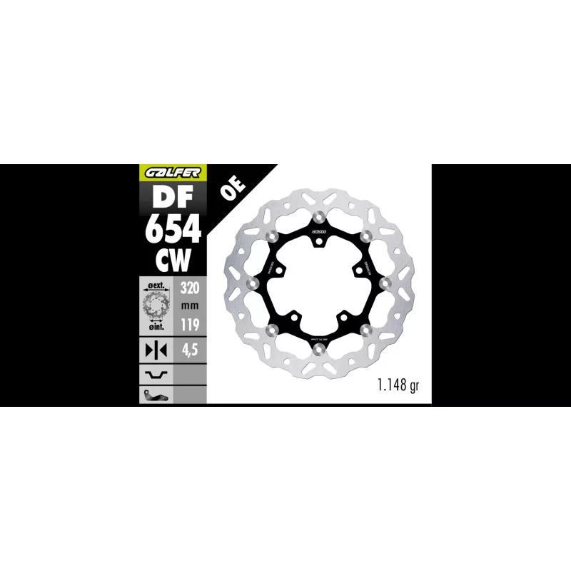 Dischi Freno Galfer DF654CW Dischi Freno Galfer DF654CW