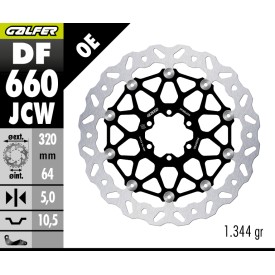 Discos de Freno Galfer DF660JCW