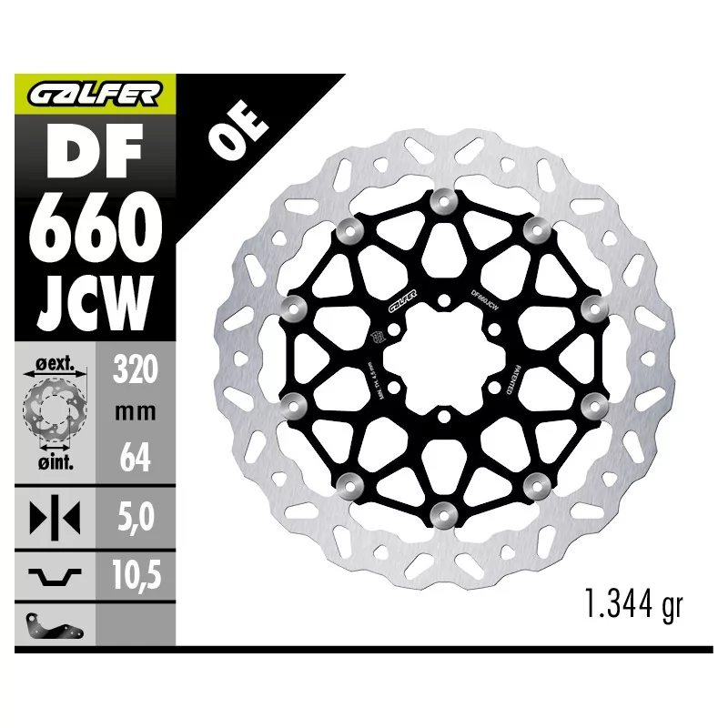 Discos de Freno Galfer DF660JCW Discos de Freno Galfer DF660JCW