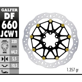 Disques de Frein Sport Galfer DF660JCW1G03