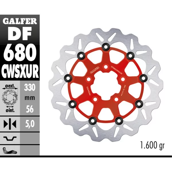 Brake Discs Galfer DF680CWSXUR