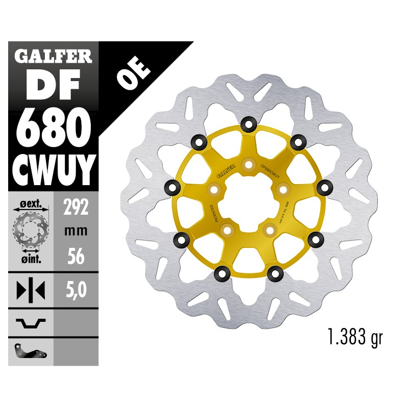 Brake Discs Galfer DF680CWUY Brake Discs Galfer DF680CWUY