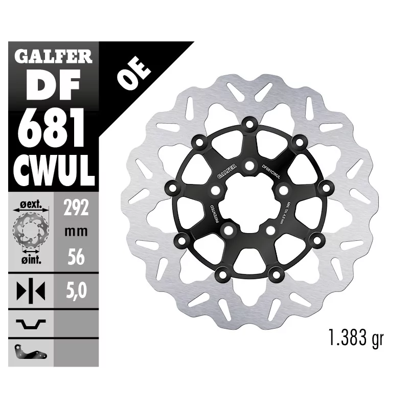 Discos de Freno Galfer DF681CWUL Discos de Freno Galfer DF681CWUL