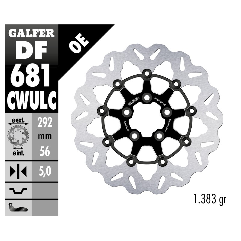 Dischi Freno Galfer DF681CWULC Dischi Freno Galfer DF681CWULC