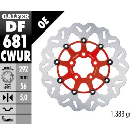 Discos de Freno Galfer DF681CWUR