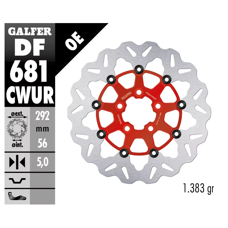 Discos de Freno Galfer DF681CWUR Discos de Freno Galfer DF681CWUR
