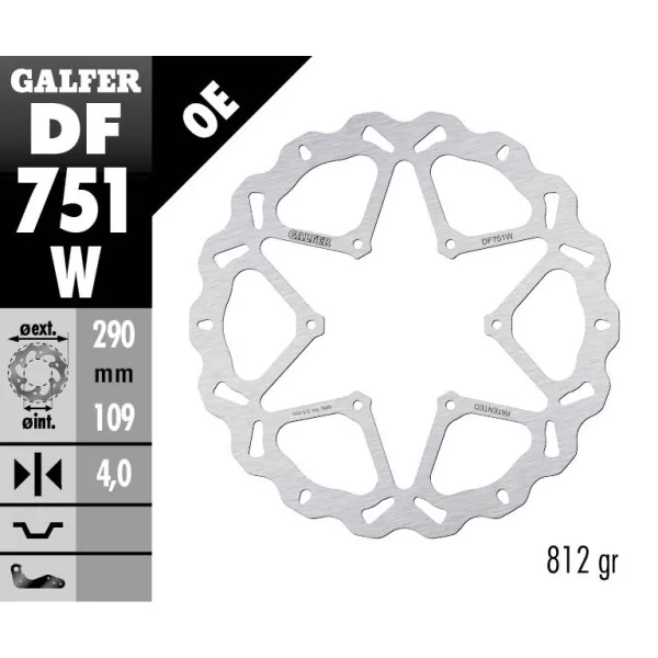 Brake Discs Galfer DF751W