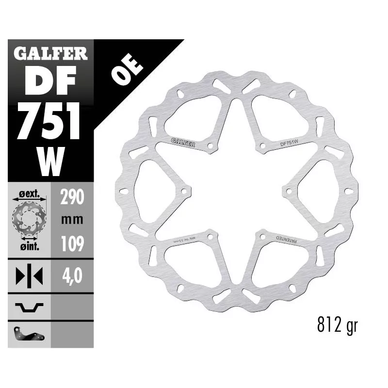 Dischi Freno Galfer DF751W