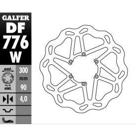 Discos de Freno Galfer DF776W