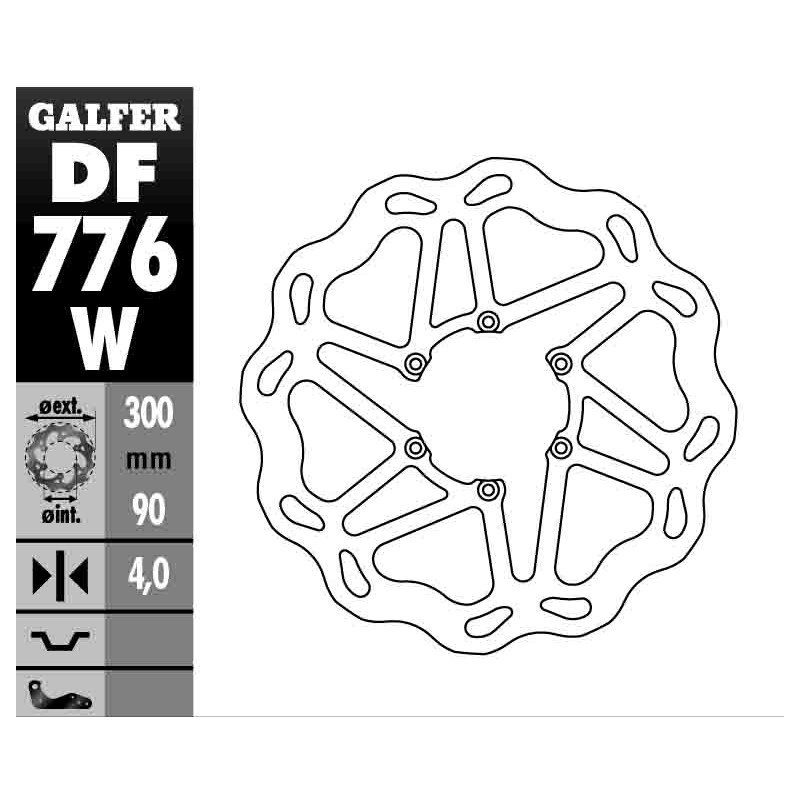Dischi Freno Galfer DF776W Dischi Freno Galfer DF776W